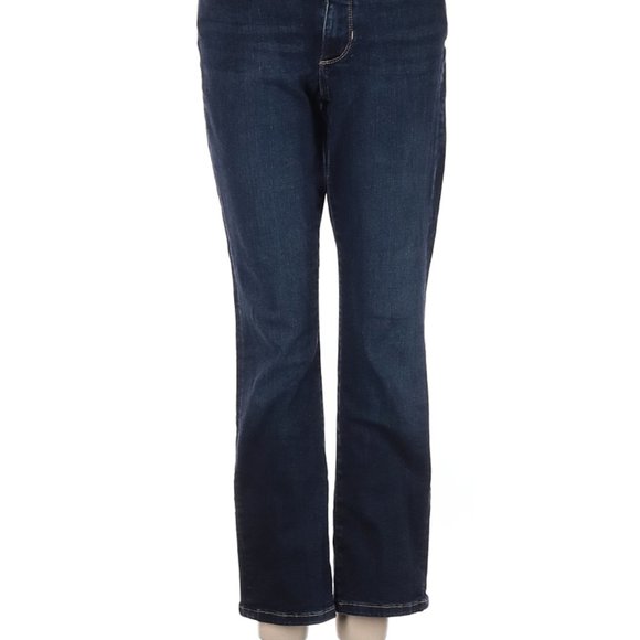 Republic Jeans Blue Classic Straight Leg Mid Rise Waist Sz 25 #146 - Picture 2 of 4
